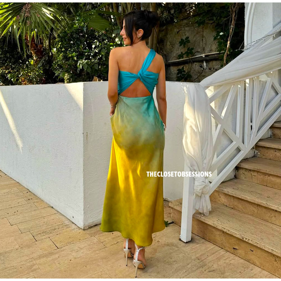 ZARA BLOGGER FAVE!!! Flowy Midi Dress NWT - Picture 4 of 16